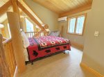 Loft area with queen bed 